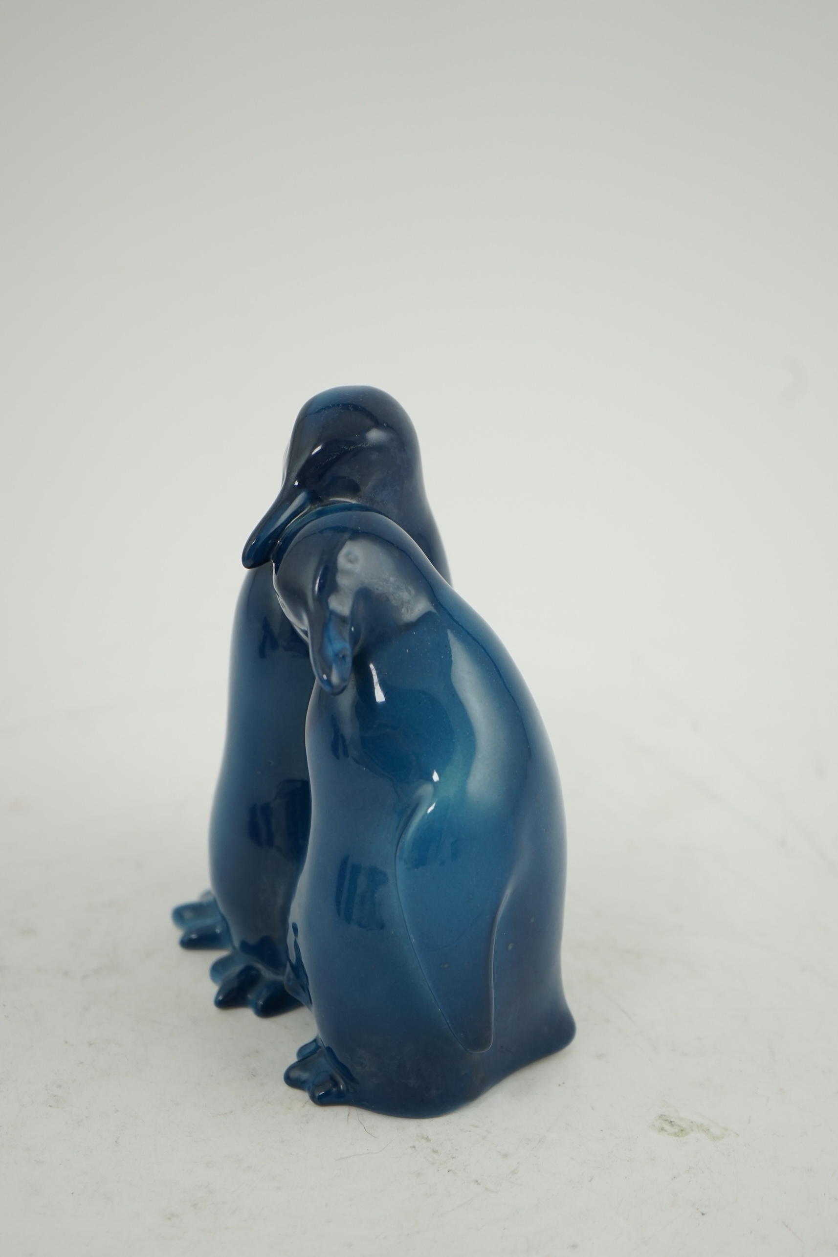 A rare Royal Doulton Titanian colourway group of two penguins